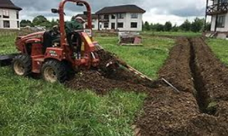 Копка траншей для водопровода в Кирове: цена за метр от 923 руб.